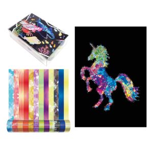 [BỘ BĂNG KEO LẺ] Băng keo giấy xé dán Sinwoo Mosaic Tape hộp 12 cuộn (Họa tiết: Hologram) | Băng dính trang trí DIY