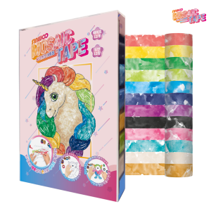 Bộ tranh xé dán dễ thương cho bé Sinwoo Masking Tape 12 cuộn đủ màu sắc (Chủ đề: Màu nước) | Băng dính trang trí DIY